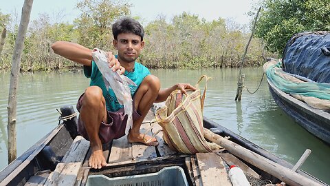 Traditional hook fishing 🎣