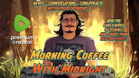 Morning Coffee w/ Midnight | HAPPY 4th of July Stream! | News & Games <-- Later