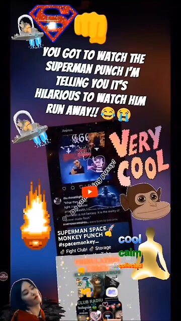 SPACE 🚀 MONKEY SUPERMAN PUNCH 👊