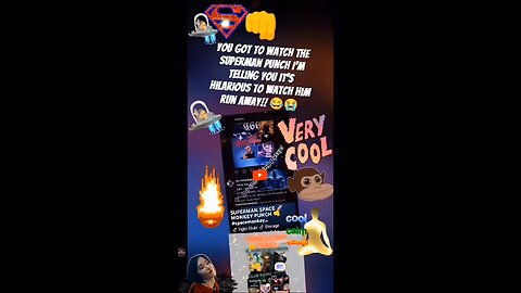 SPACE 🚀 MONKEY SUPERMAN PUNCH 👊