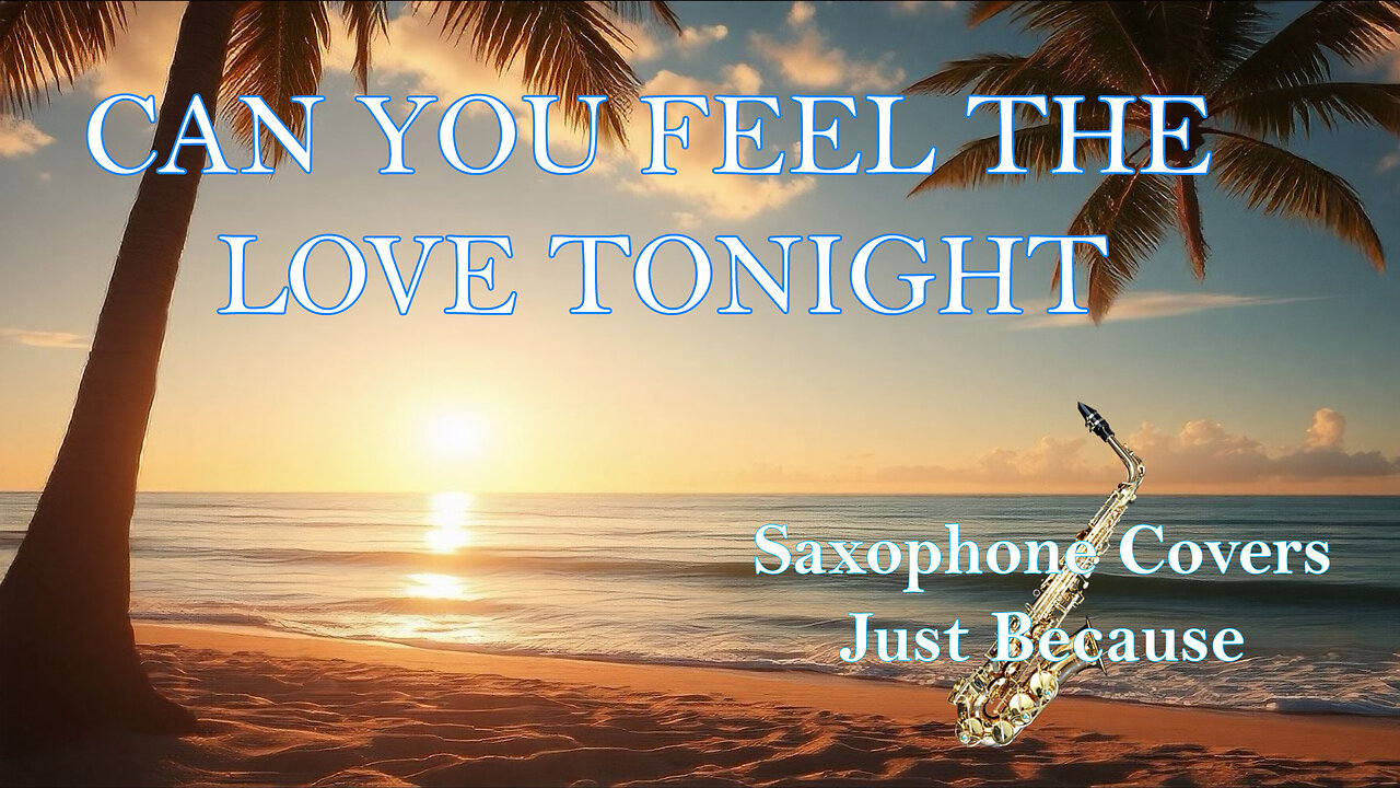Can You Feel The Love Tonight (Saxophone Cover)