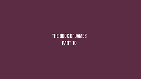 The Book of James: What is the Structure of the Book?