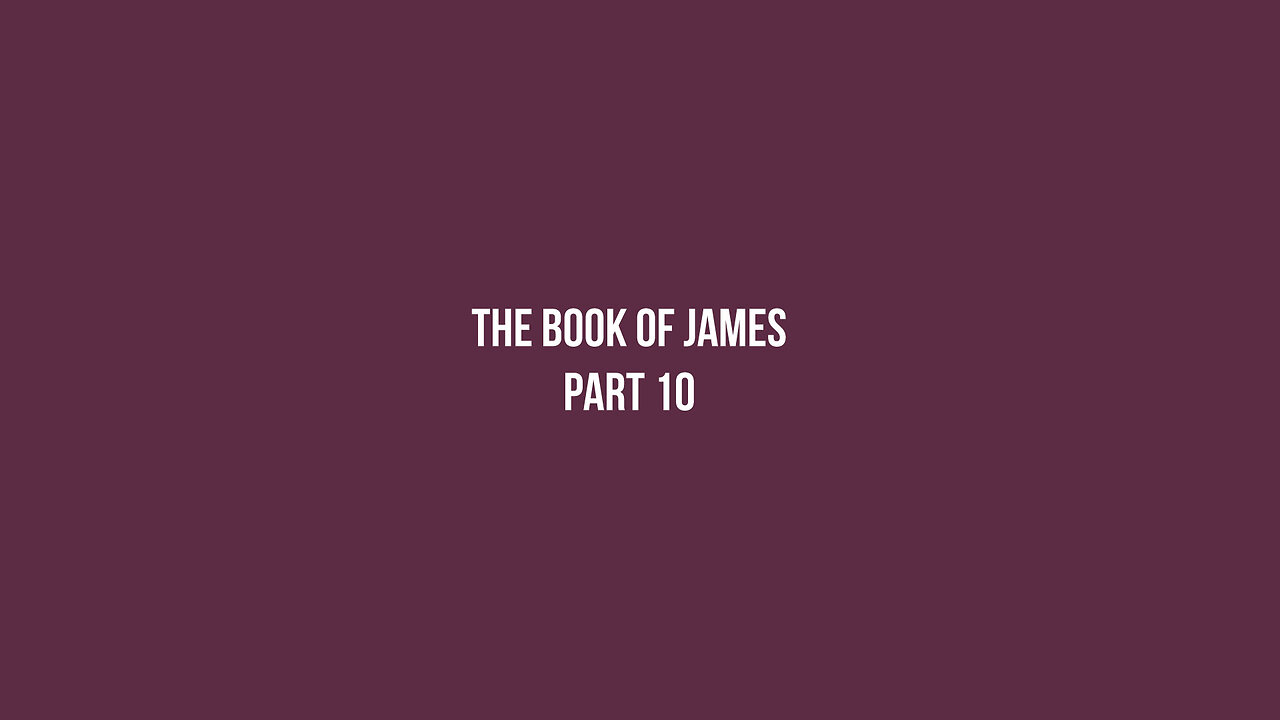 The Book of James: What is the Structure of the Book?