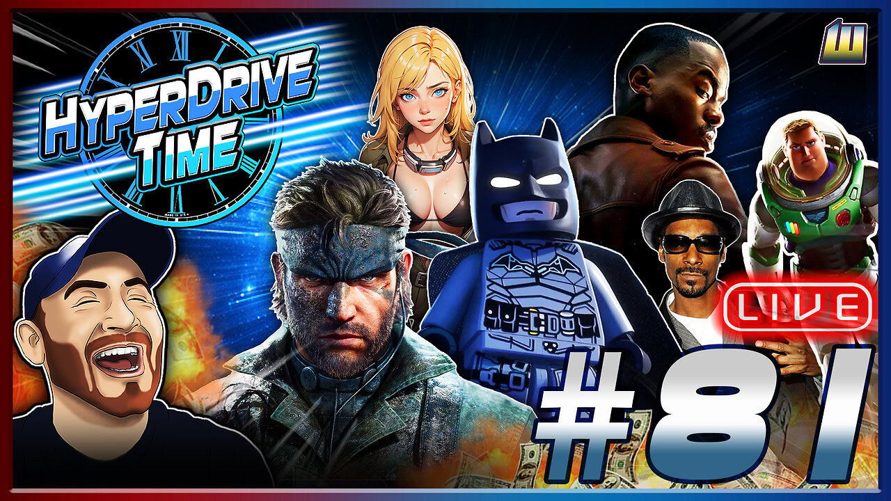 MGS Delta Reviews Arrive, Celebs VS Hollywood, Doctor Who WILL Return, it's HyperDrive Time E81!
