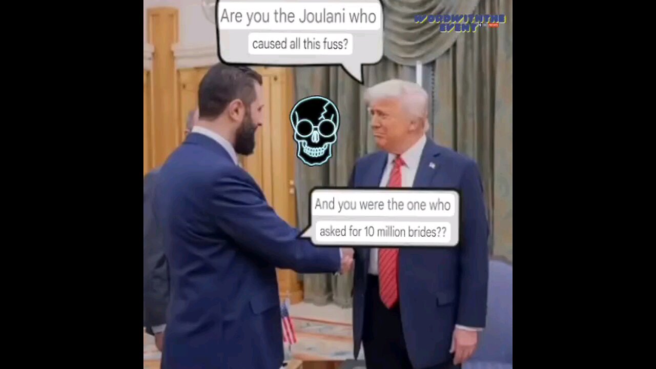 A moment between Trump and Al-Julani