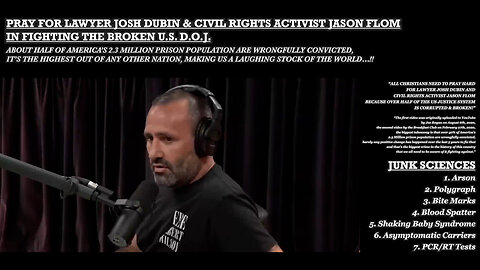 PRAY FOR LAWYER JOSH DUBIN & CIVIL RIGHTS ACTIVIST JASON FLOM IN FIGHTING THE BROKEN U.S. D.O.J.