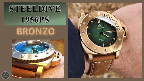 Affordable Bronzo: Steeldive 1956PS Panerai Submersible Homage PAM 382