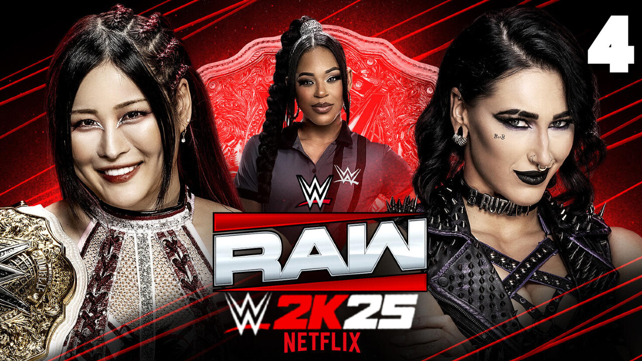 WWE 2K25 Raw March 31 2025 - Match 4: Absolute CHAOS!