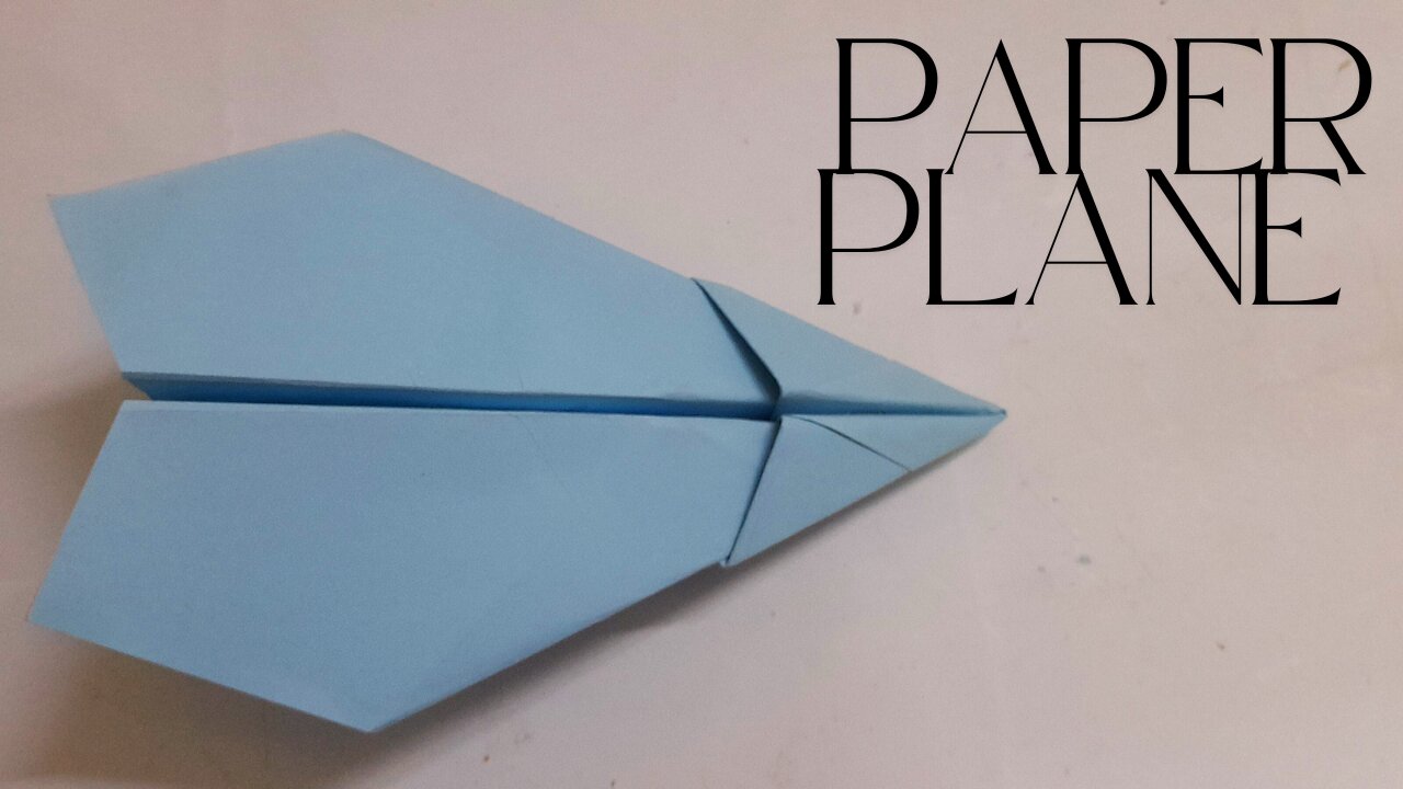 New Paper Plane Design | Try This Fresh Origami Variation!