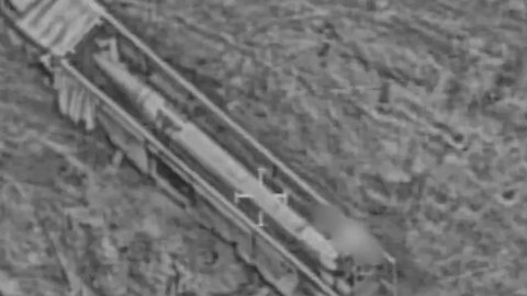 Destroying a launcher - Iran