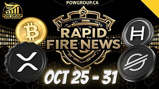 Crypto News Weekly Recap & Rapid Fire Updates (October 25 - 31, 2025)
