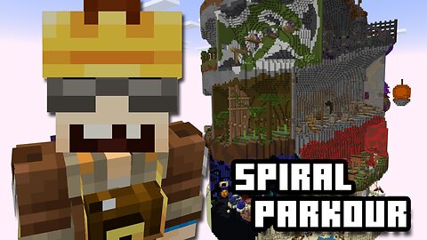 Can I complete this HUGE Parkour Spiral? [Custom Map]