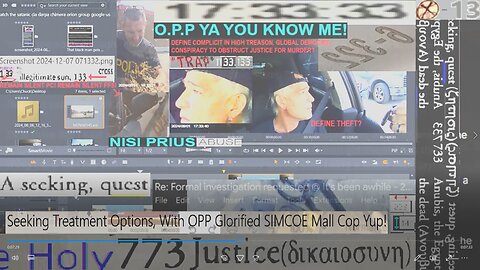 Seeking Treatment Options, With OPP Glorified SIMCOE Mall Cop Yup!