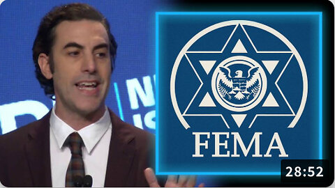 BREAKING: Learn How The ADL & Sacha Baron Cohen's Call For Arresting Tech Execs For Allowing Free Speech Is Connected To The Trump Admin's Attempt To Pull FEMA Emergency Funds From States That Criticize Israel