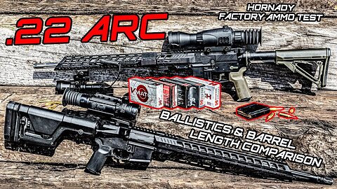 .22 ARC Ballistics & Barrel Length Test | Velocity, Energy & Trajectory with Hornady Factory Ammo