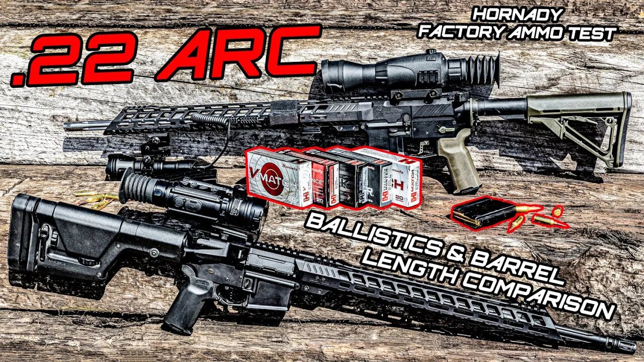 .22 ARC Ballistics & Barrel Length Test | Velocity, Energy & Trajectory with Hornady Factory Ammo