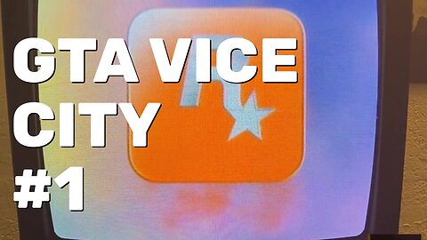 GTA Vice City Gameplay Part 1 - CRT Gaming
