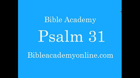 Psalm 31