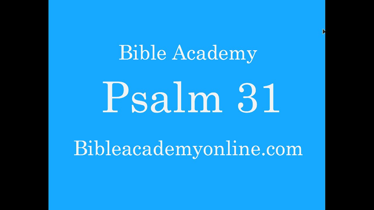 Psalm 31
