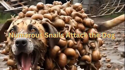 "Snails Everywhere! How One Brave Pup Faced a Slimy Invasion" 🐌💥🐕