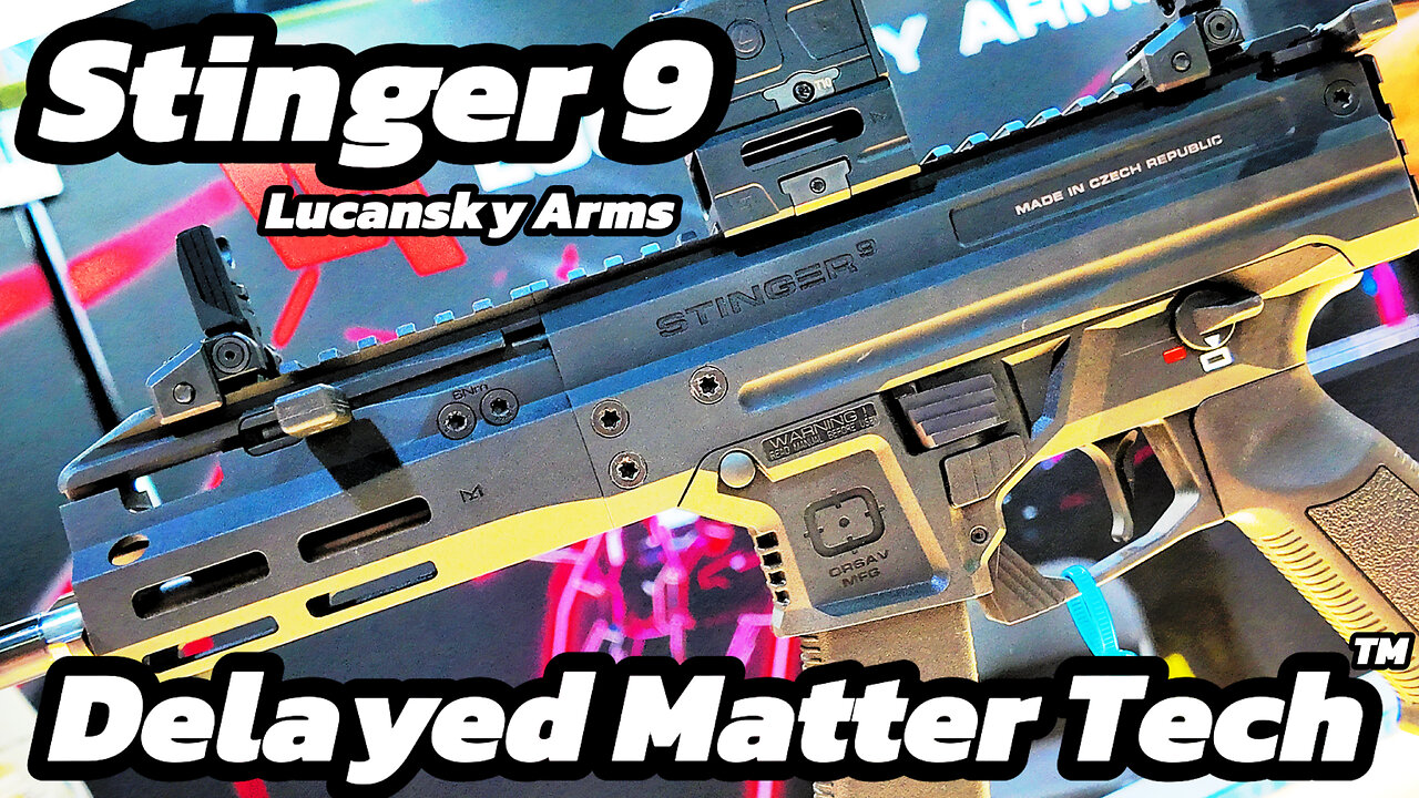 Lucansky Arms Stinger 9: Top Tier 9mm PCC with Delayed Matter Technology™ | NRAAM 2025