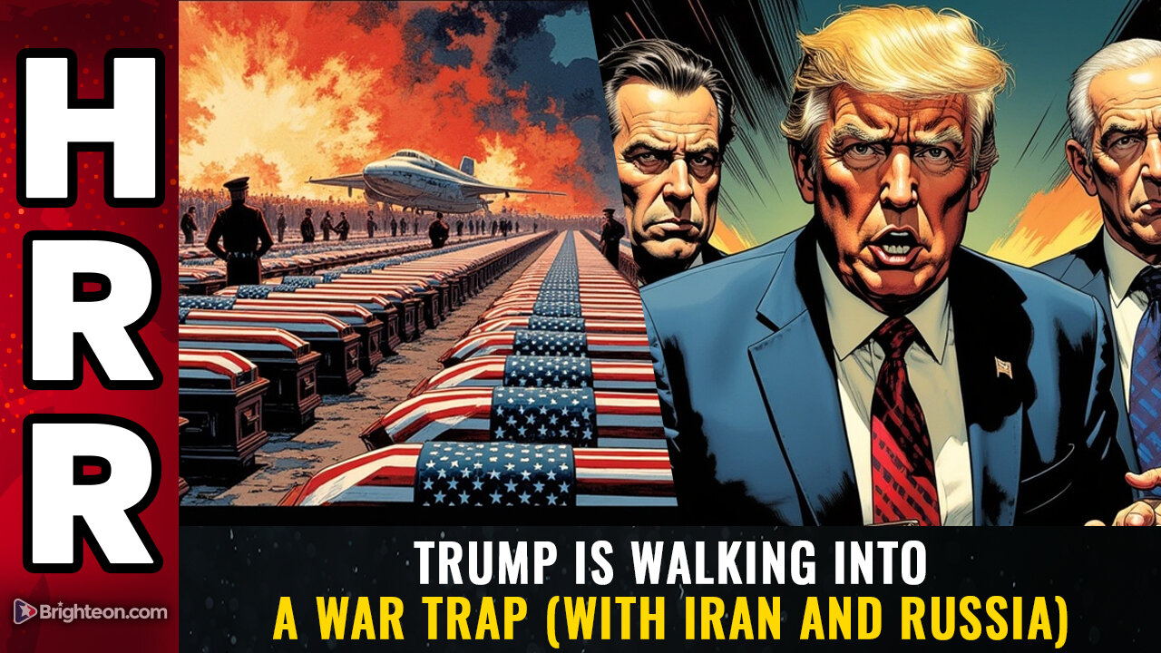 Trump is walking into a WAR TRAP (with Iran and Russia)
