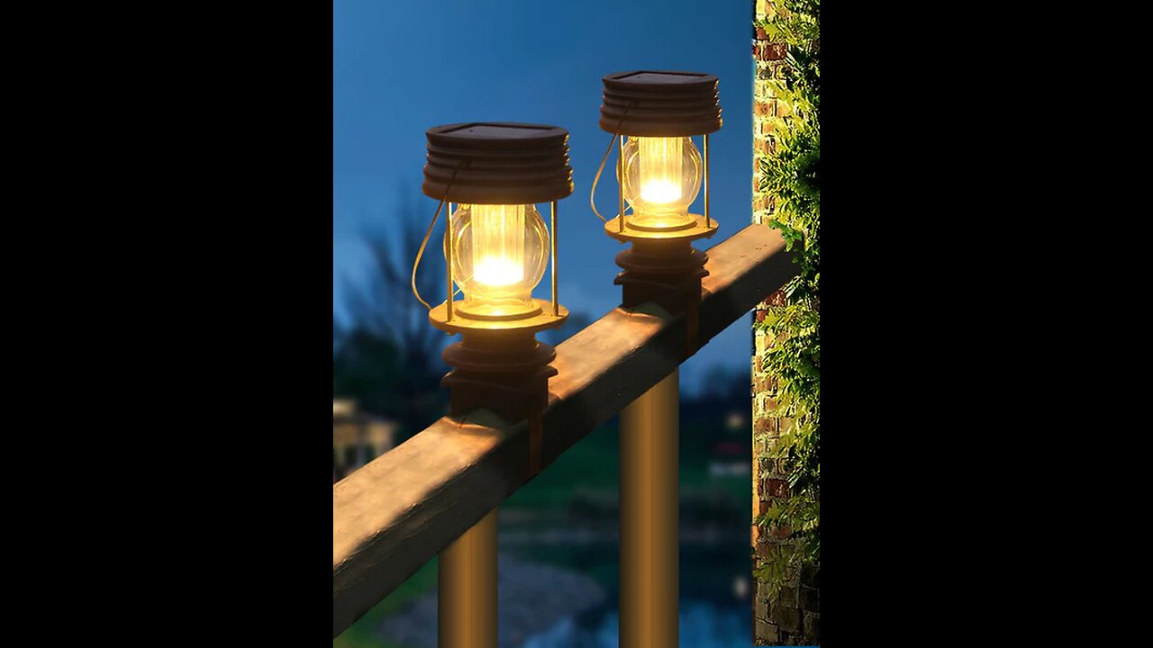 Light The Yard, No Electric No Wires -- Solar Lantern