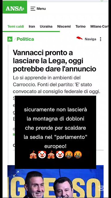 la notizia del giorno