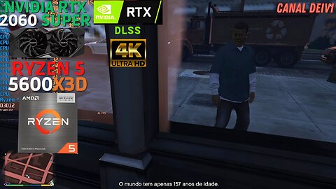 GTA V PC Ray Tracing (Grand Theft Auto V Enhanced) 4K RTX 2060 SUPER + Ryzen 5 5600X3D + 32GB RAM