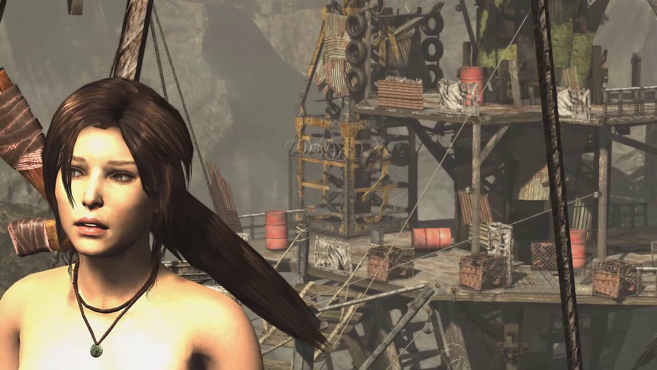 Tomb Raider 2013 Part 8 of 15 Lara nude mod Let's Play With commentary