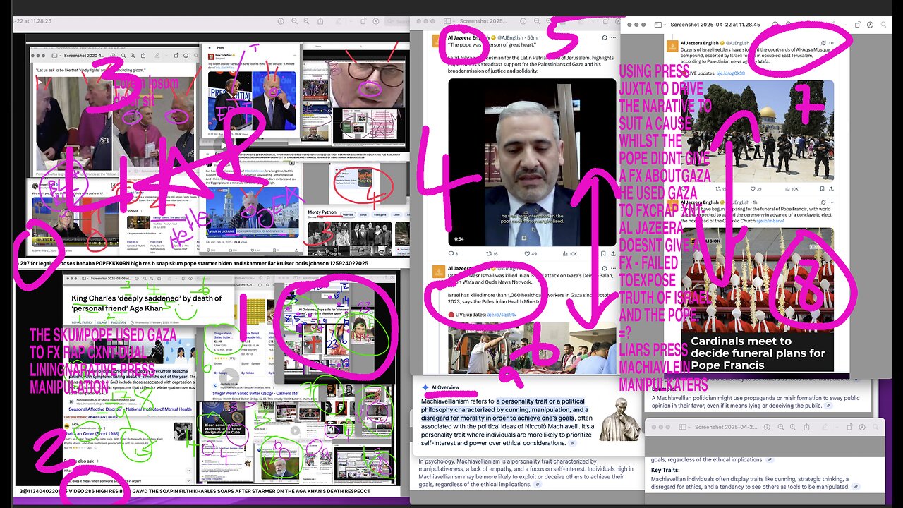 1/2/3/4/5 @ 1251/1346/1408/1417/154022042025 VIDEO 341 - HIGH RES B AL JAZEERA JUXTA MACHIAVELLIAN PLAYERS MOOT -C/O SUPERSPOTAHARE CC