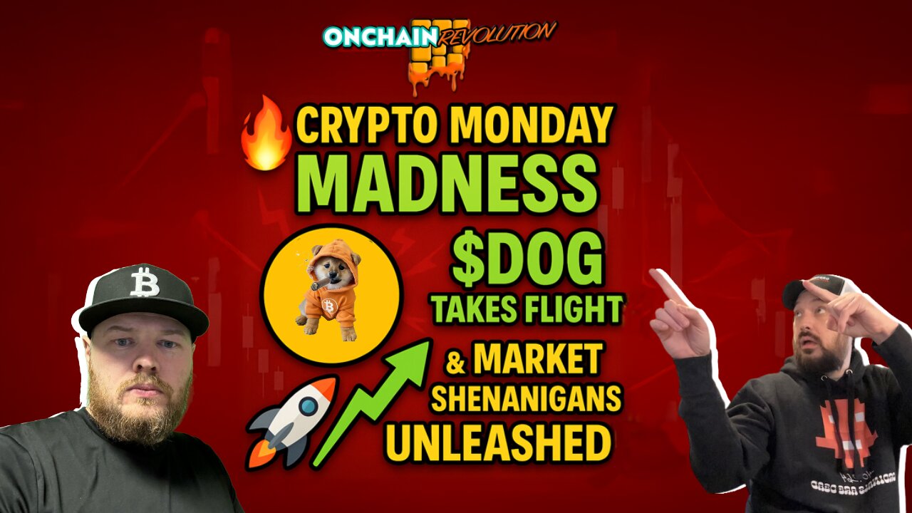 🔥 Crypto Monday Madness: DOG Takes Flight & Market Shenanigans Unleashed!