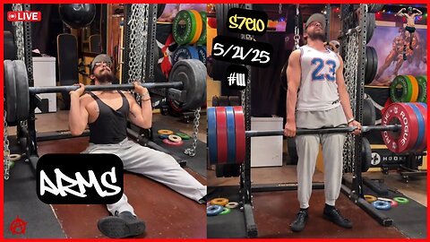 🔴 Gym Stream: Arms | 5/21/25 | Season 7, Episode 10 | #111 ✨