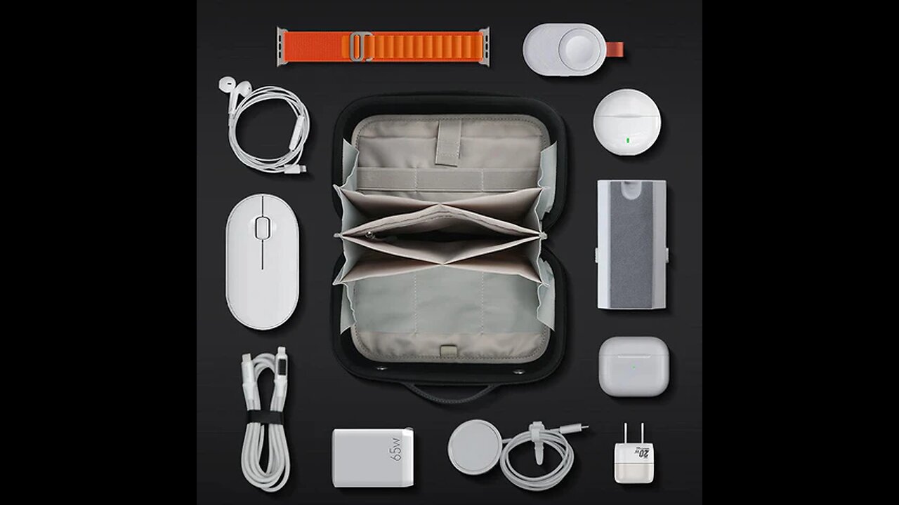 Multi-Functional Hard Shell Digital Storage Bag