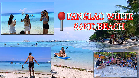 Tara! Ligo @ The Beautiful White Sand Beach of Panglao Bohol.🏊‍♀️🏄🏖