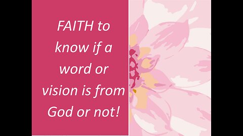 May 28 (Year 4) How (to know) if a vision is from God (or not)! - Tiffany Root & Kirk VandeGuchte