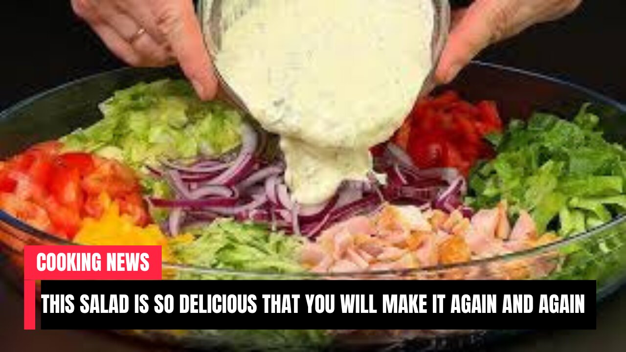 Few people know this recipe! This salad is so delicious that you will make it again and again