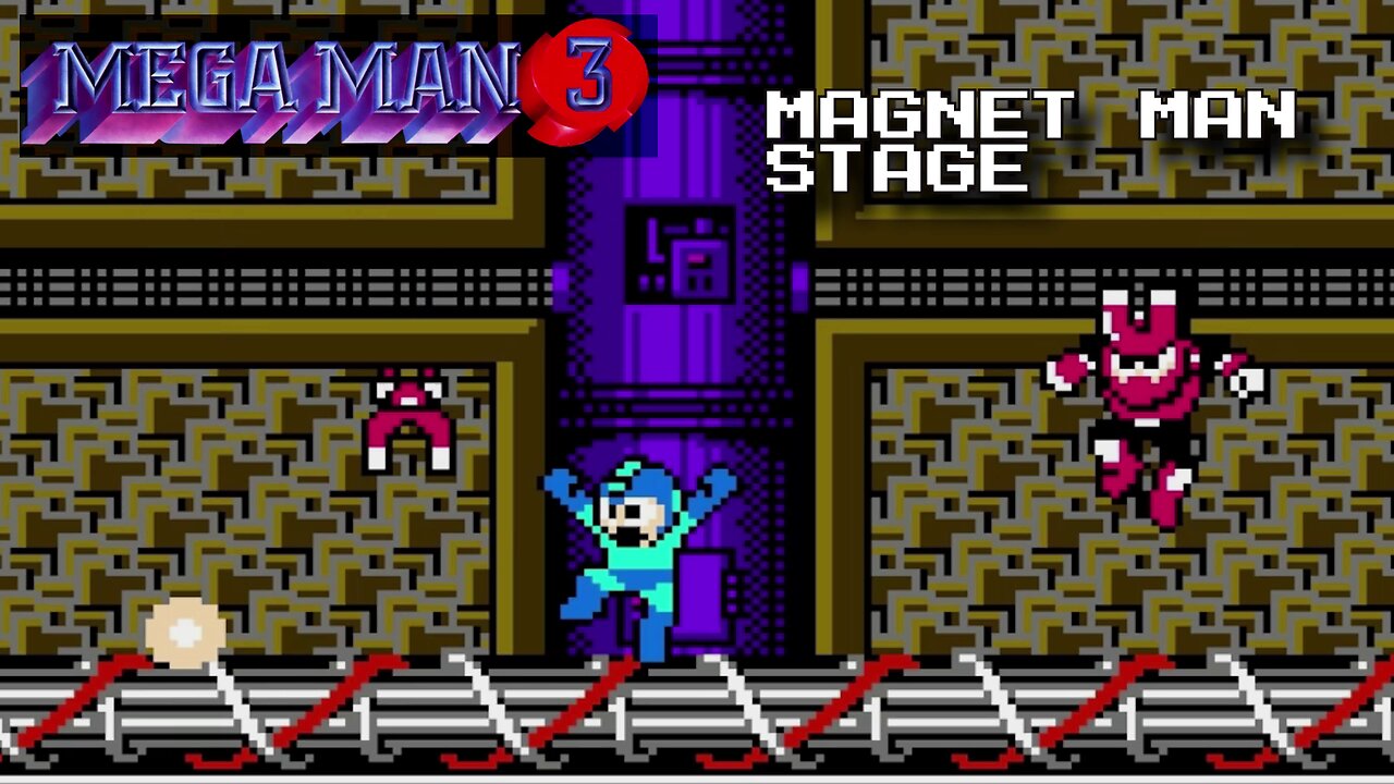 Mega Man 3 (NES) - 1. Magnet Man stage