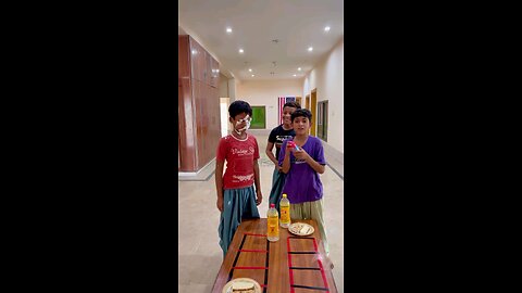 Flip the Bottle, Move the Plate Challenge 🍽️🥤”