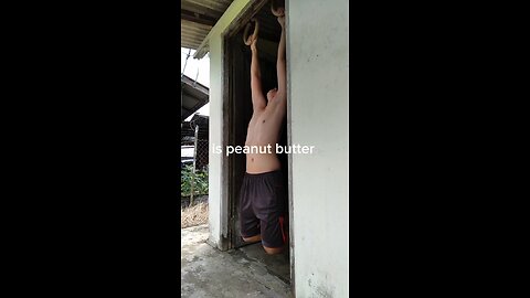 peanut butter craving explain #fitness #pushup #pullups