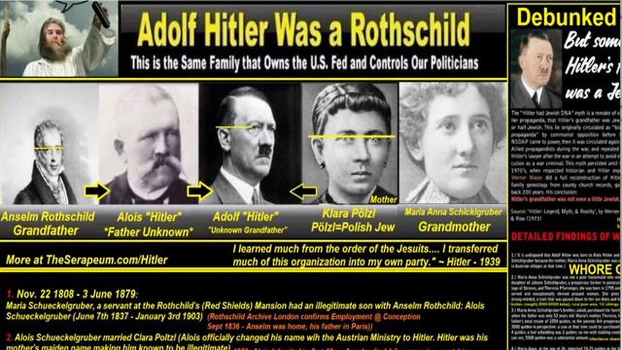 HITLER WAS DEFINITELY A JEW! THE EVIDENCE