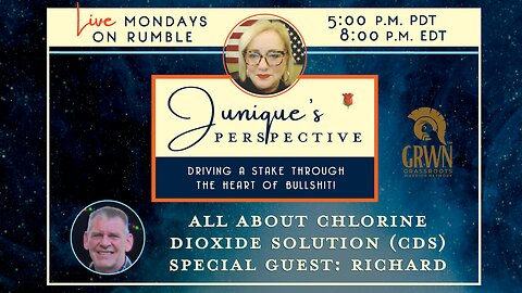 All About Chlorine Dioxide Solution (CDS), with Special Guest Richard