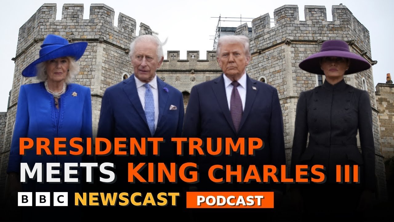 Inside President Trump's state visit with the King | BBC Newscast
