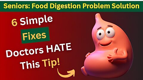 Seniors: This Solves Your Food Digestion Problems Better Than Pills!