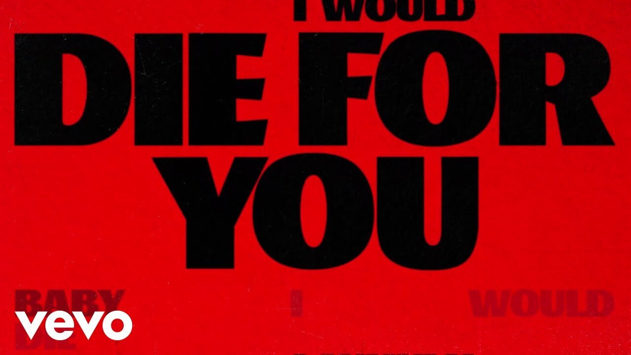 Ariana Grande - Die For You (Remix / Lyric Video)