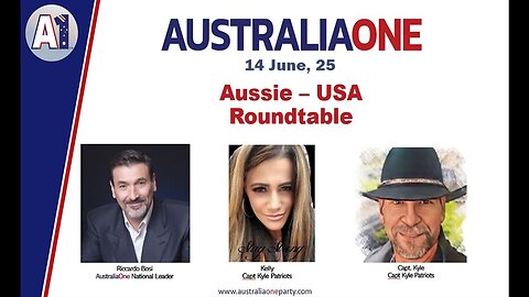 LTC Riccardo Bosi [Australia Party's leader] - Capt Kyle & Kelly Resume Our Biweekly Round Table (Jun 13, 25)