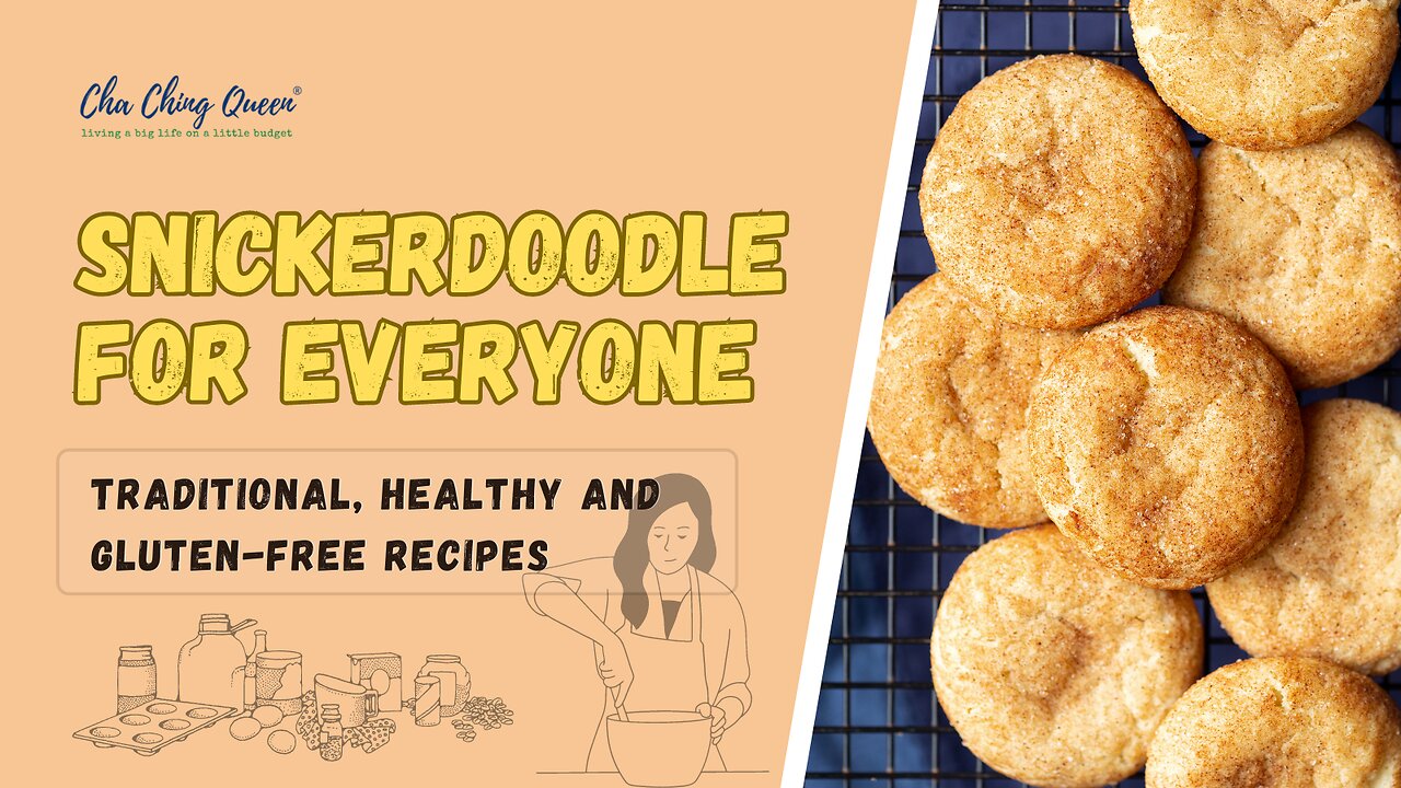 🍪A Snickerdoodle For Everyone: Traditional, Healthy, and Gluten Free Snickerdoodle Cookie Recipes!