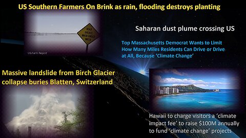 US Southern Farmers On Brink As Rains, Flooding Wreaks Havoc On Planting, & Other News