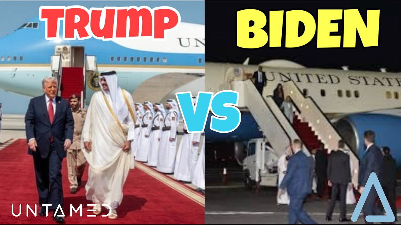 TRUMP VS BIDEN LANDING IN QATAR ⚠ HUGE DIFFERENCE‼ Joe Oltmann and Matt Wallace | 15 May 2025