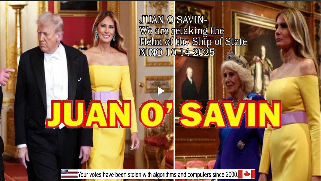 JUAN O SAVIN- We are retaking the Helm of the Ship of State- NINO 10 14 2025